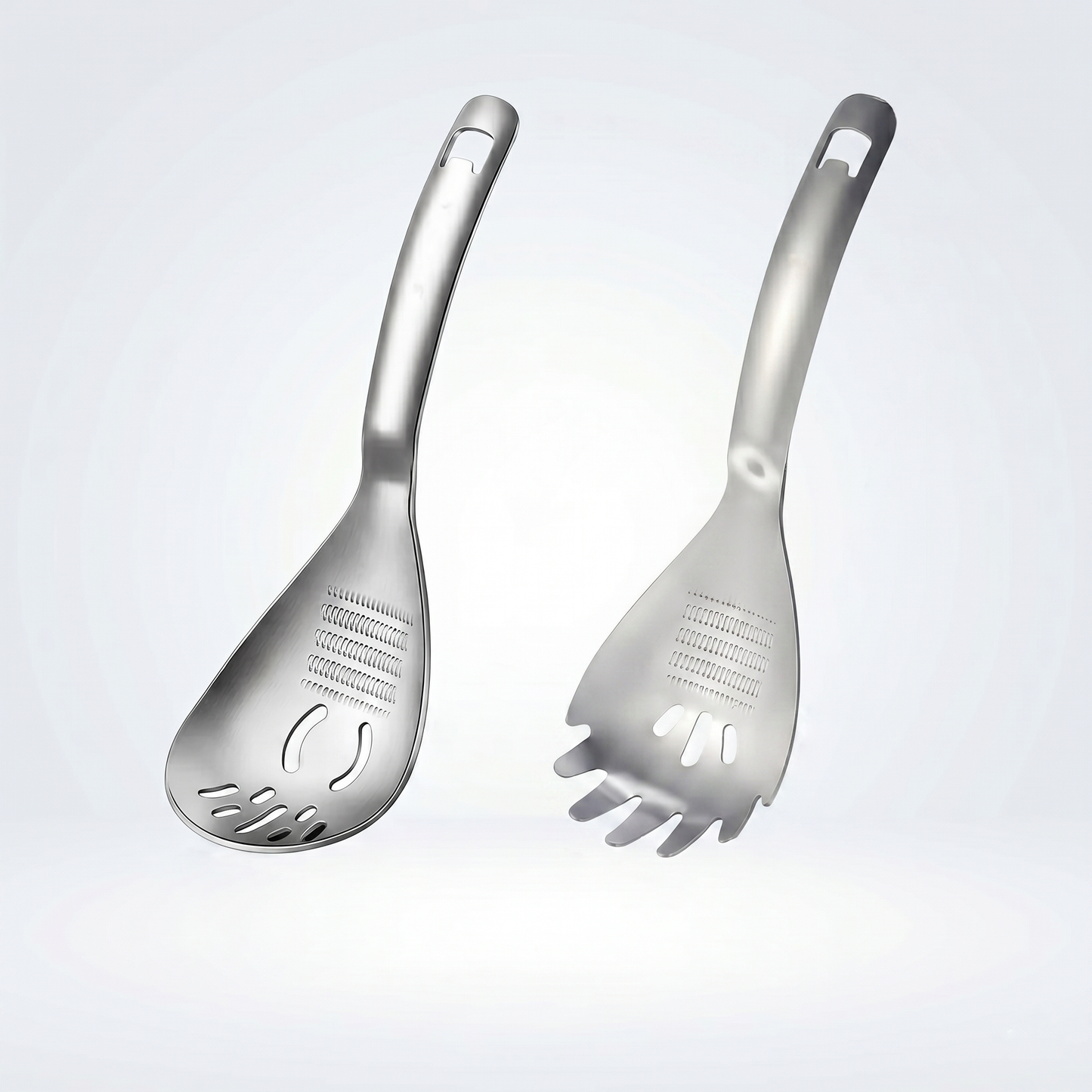 Ultimate Multi-Functional Kitchen Spoon | Pro-Grade 304 Stainless Steel Grater, Masher, Pasta Server & More