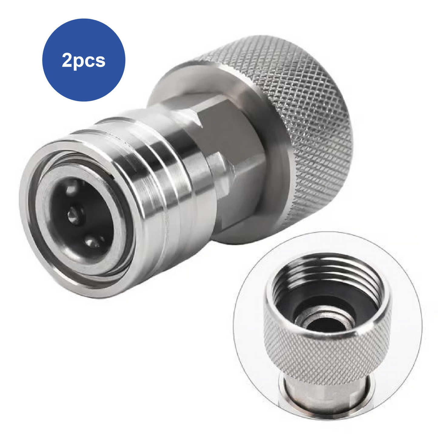 🛡️ Pro-Grade Stainless Steel Quick Connect Adapter