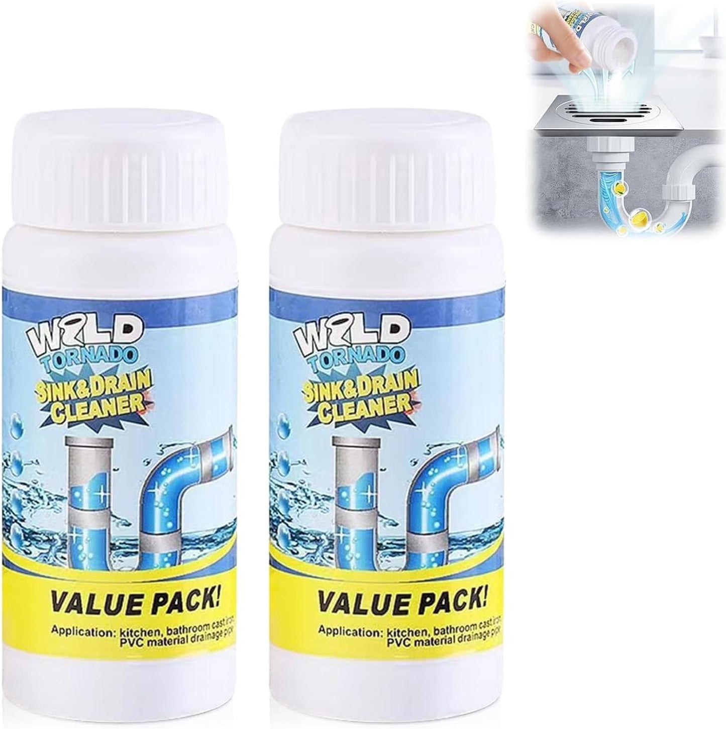 Sink and Drain Cleaner Powder