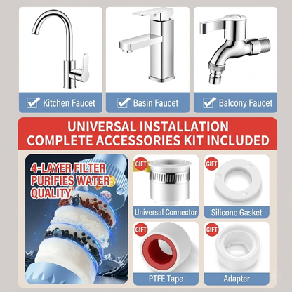 Say Goodbye to "Hard Water" Struggles! Pure Water Protection for Your Entire Family