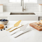 Elegant Stainless Steel Cake Server &Knife Set