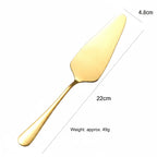 Elegant Stainless Steel Cake Server &Knife Set