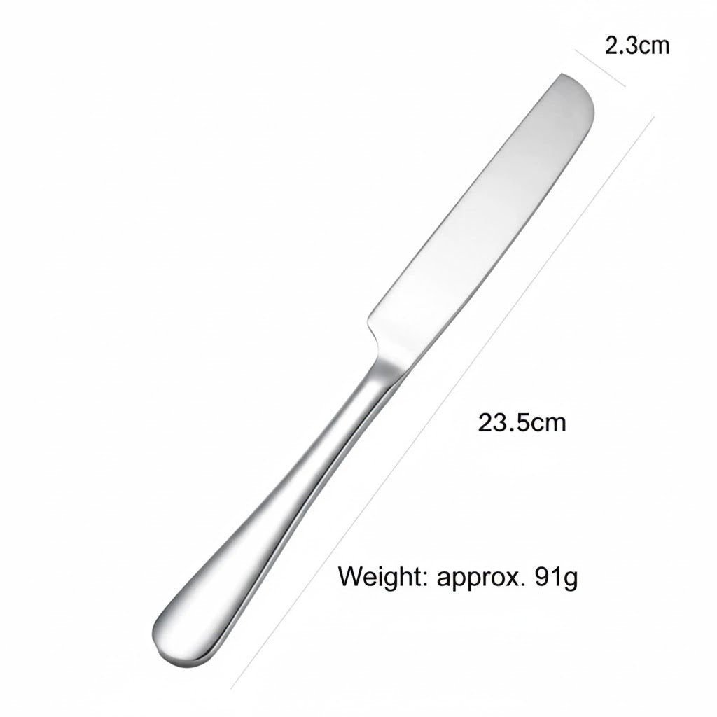 Elegant Stainless Steel Cake Server &Knife Set