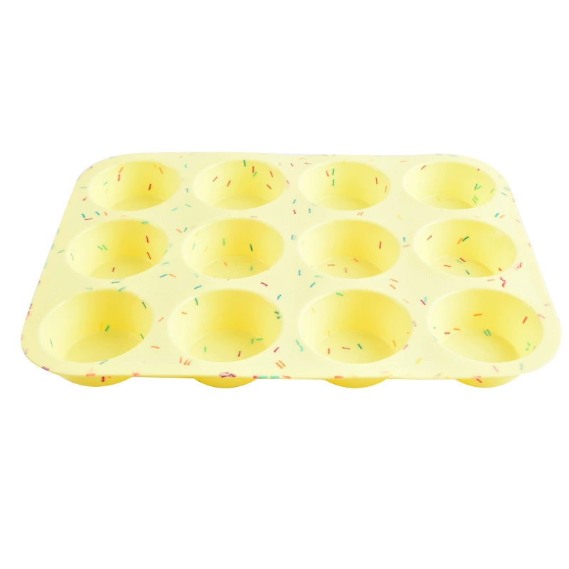 12-Cup Professional Silicone Muffin Pan