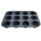 12-Cup Professional Silicone Muffin Pan