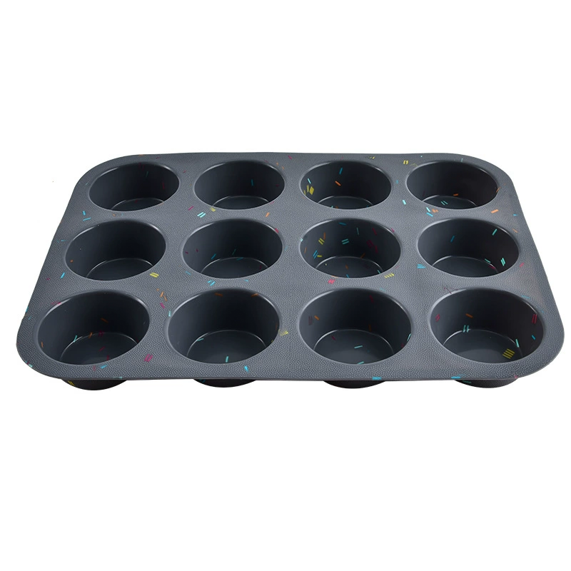 12-Cup Professional Silicone Muffin Pan