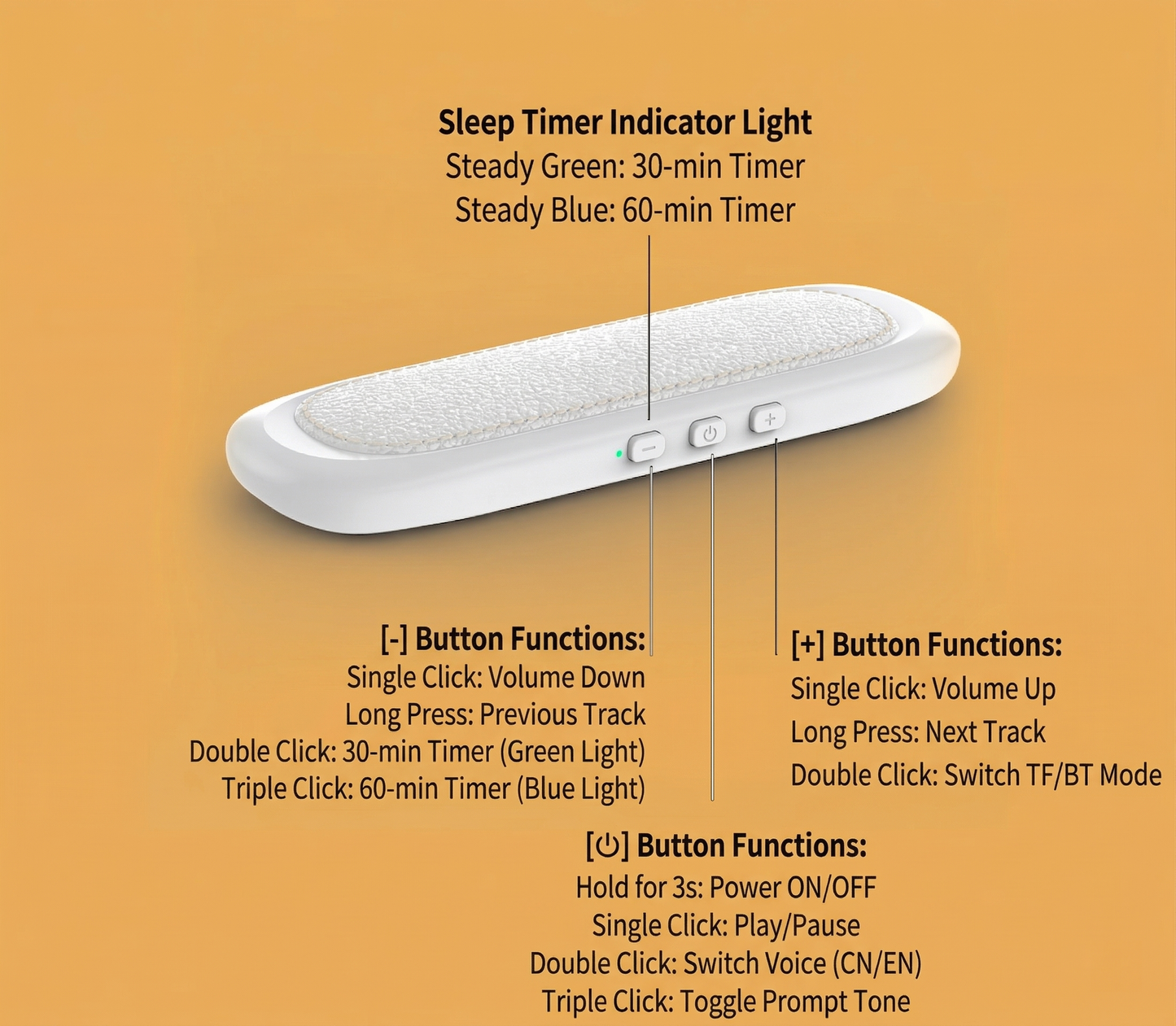 Under-Pillow Bluetooth Speaker
