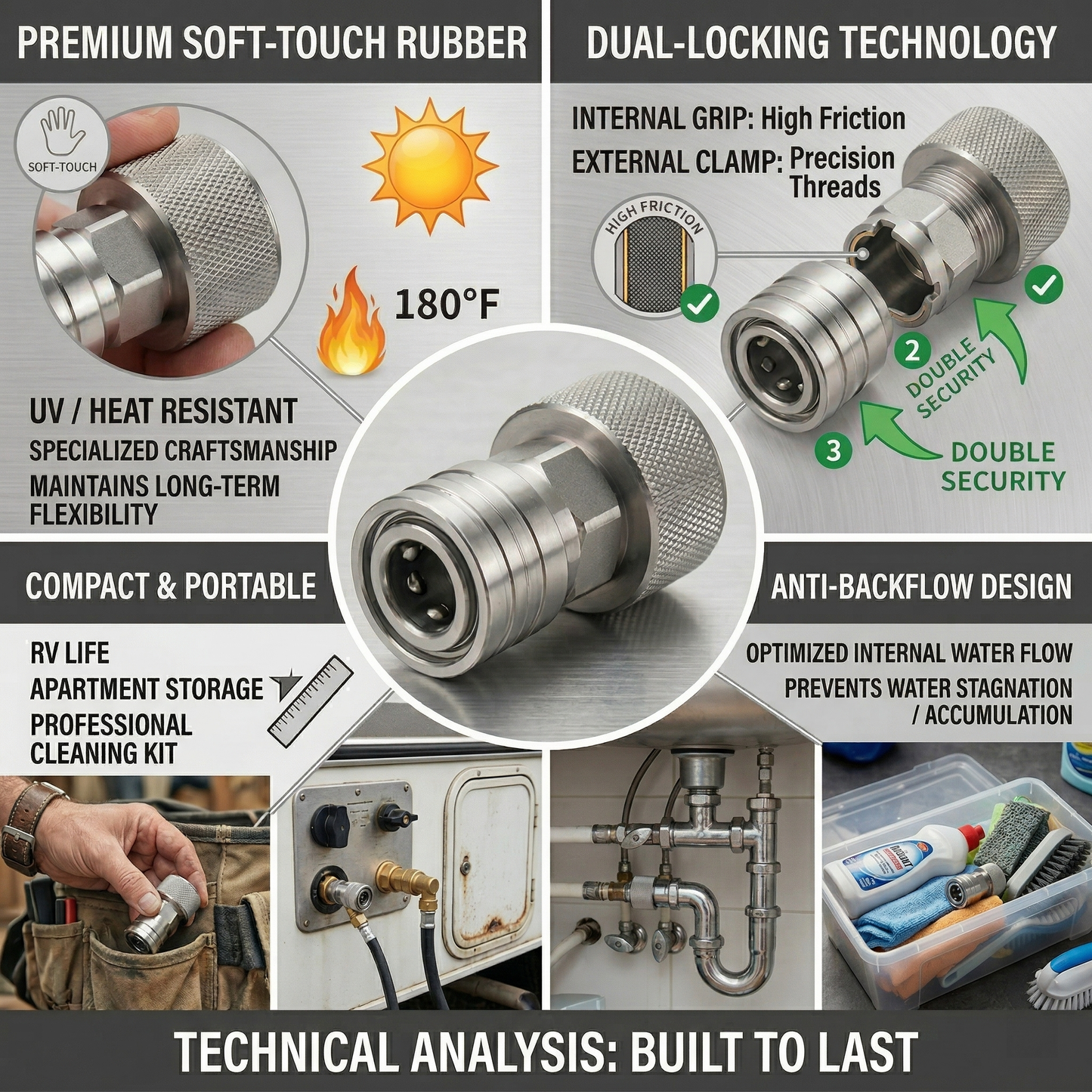 Professional Hose Adapter: The Ultimate Universal Faucet Connection